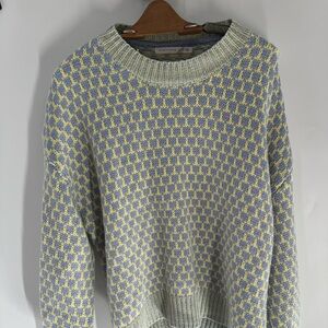 Altar'd State Blue and Yellow Sweater